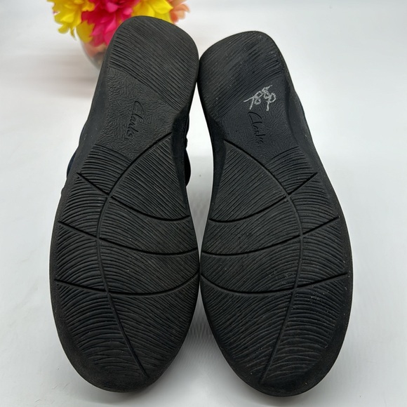 Cloudsteppers by Clarks Navy Blue Lightweight Leather Boots Size 9 MCA6604K - Picture 5 of 7